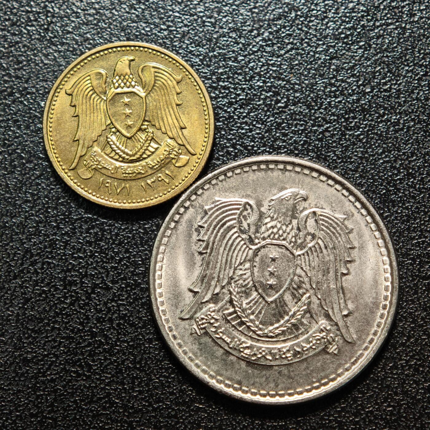 【德藏】世界币章拍卖第162期（拍品征集中~欢迎藏友联系） 6枚一组 埃及5、10皮阿斯特铜币1埃及镑银币 及 叙利亚FAO纪念币