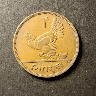 逸泉钱币2026A第世界钱币纪念币专场A第三场A401-701 - 447 爱尔兰母鸡一便士铜币