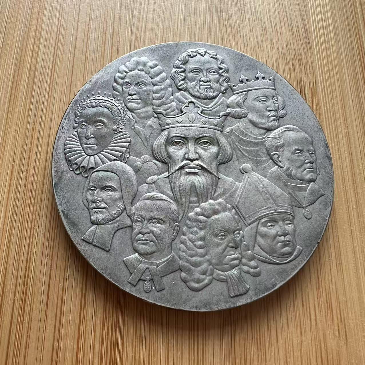 第188期拍卖 1965英国 威斯敏特大教堂900周年纪念大银章原盒证书By M.Rizzello 皇家造币厂 86.6克 直径57.3mm 925银。 【银价1762】