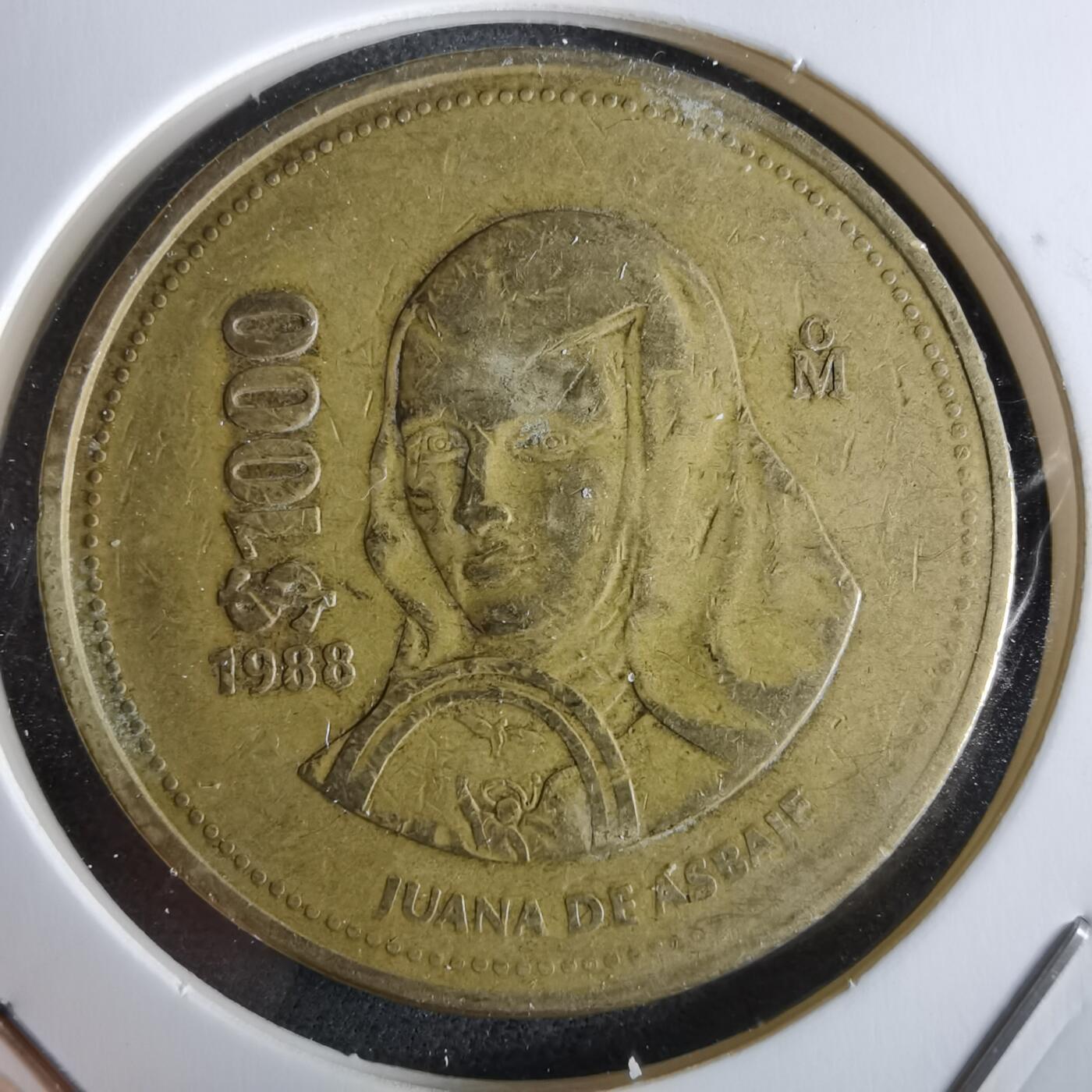 沼泽如烟--第961场 墨西哥1988年1000比索