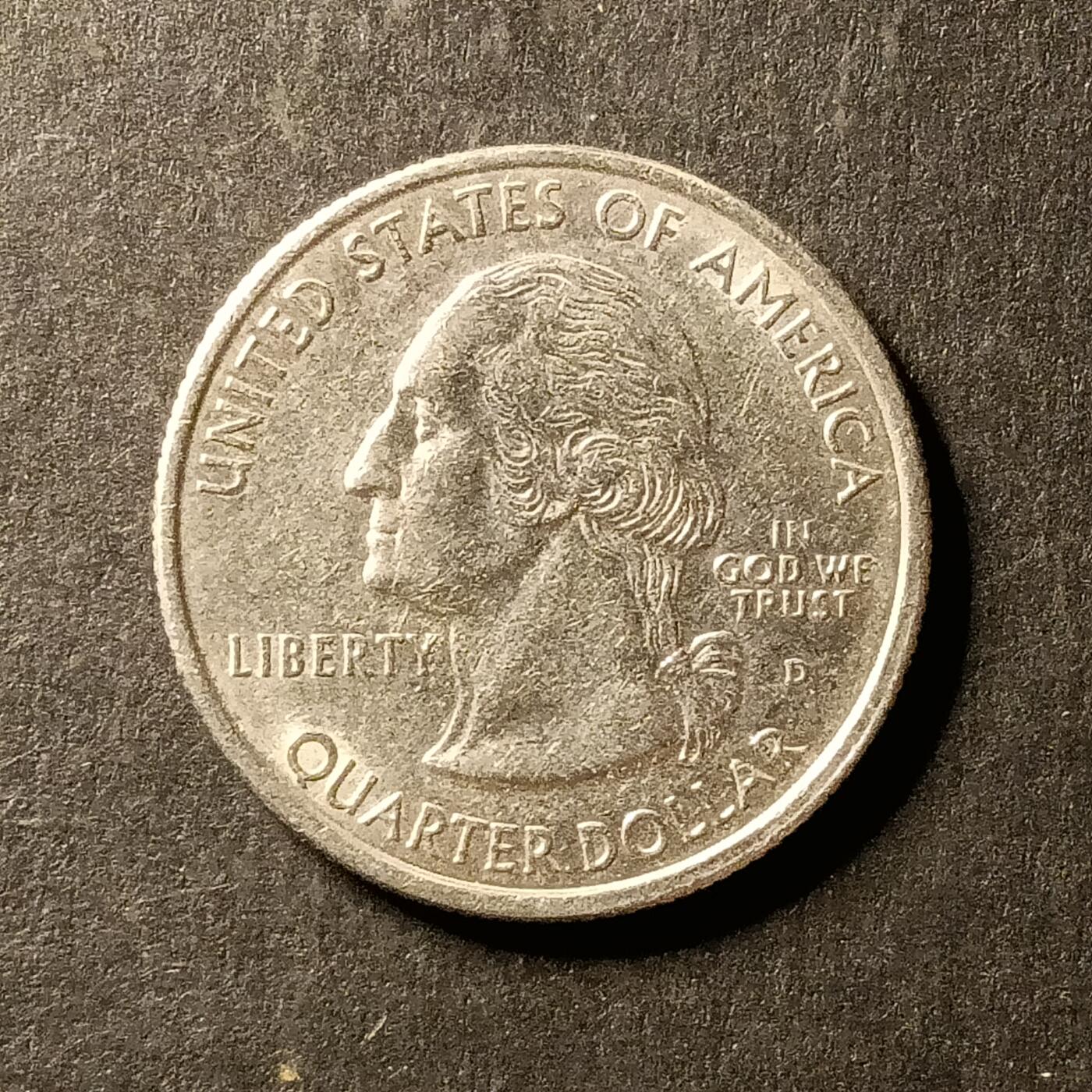 逸泉钱币2026A世界散币纸币纪念币专场A第一场 370 美国25美分宾夕法尼亚州