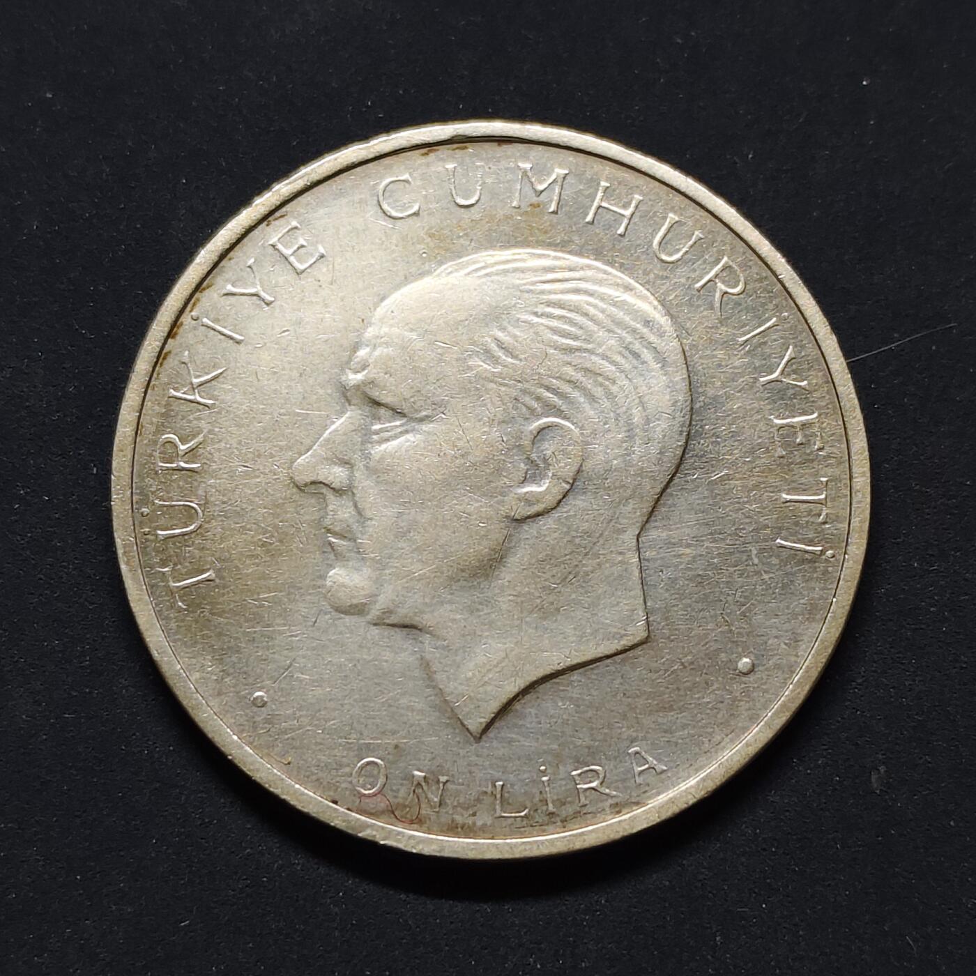 【全场包邮】纯粹捡漏拍495场-持续更新中 土耳其1960年1里拉五二七革命（34毫米15克）纪念银币