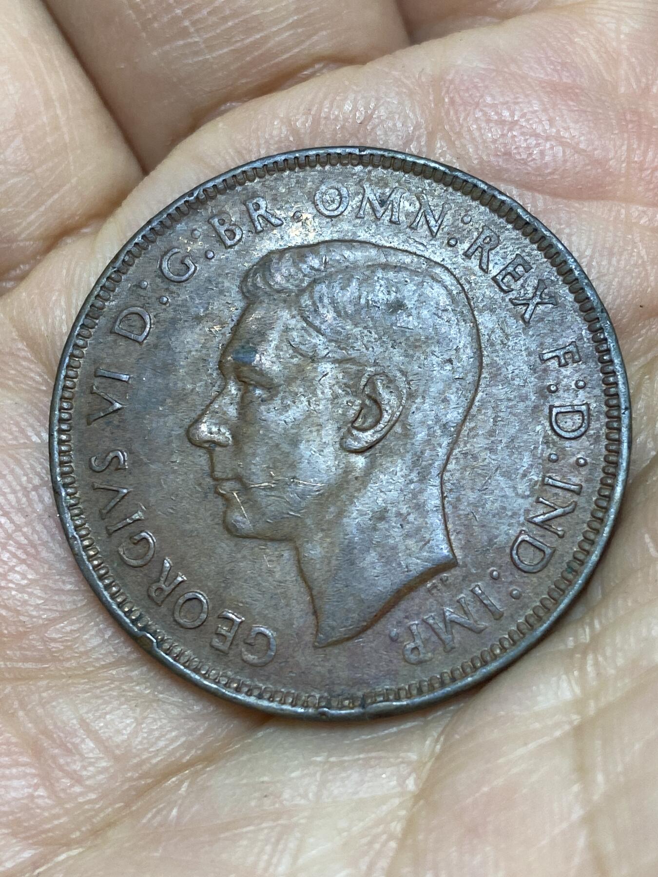 2026年第八场(总第一百七十七场）外国好品散币场(免佣金) 澳大利亚🇦🇺1944年1便士(乔治六世第一版，p版珀斯造)