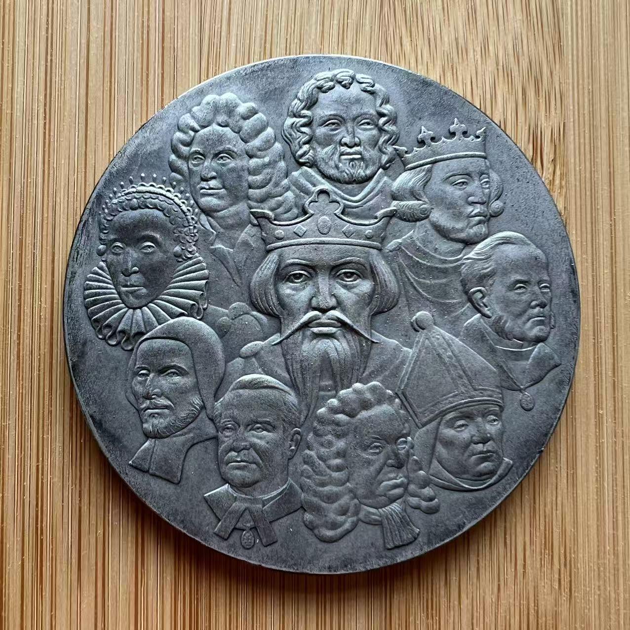 第188期拍卖 1965英国 威斯敏特大教堂900周年纪念大银章原盒证书By M.Rizzello 皇家造币厂 86.6克 直径57.3mm 925银。 【银价1762】