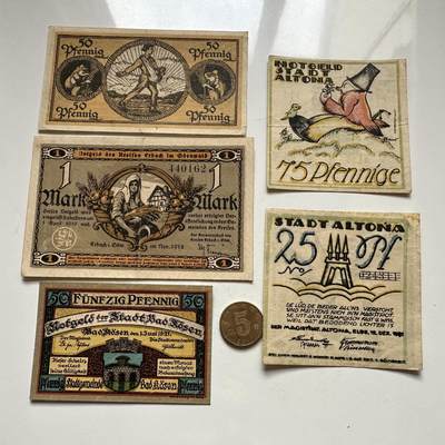 🌹外币初藏🌹🐯2026年第8场  每周二四六晚8️⃣点 接代拍 - 德国一战时期紧急币—1