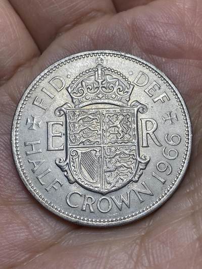 2026年第八场(总第一百七十七场）外国好品散币场(免佣金) - 英国🇬🇧1966年半克朗(伊丽莎白二世青年桂冠第二版)