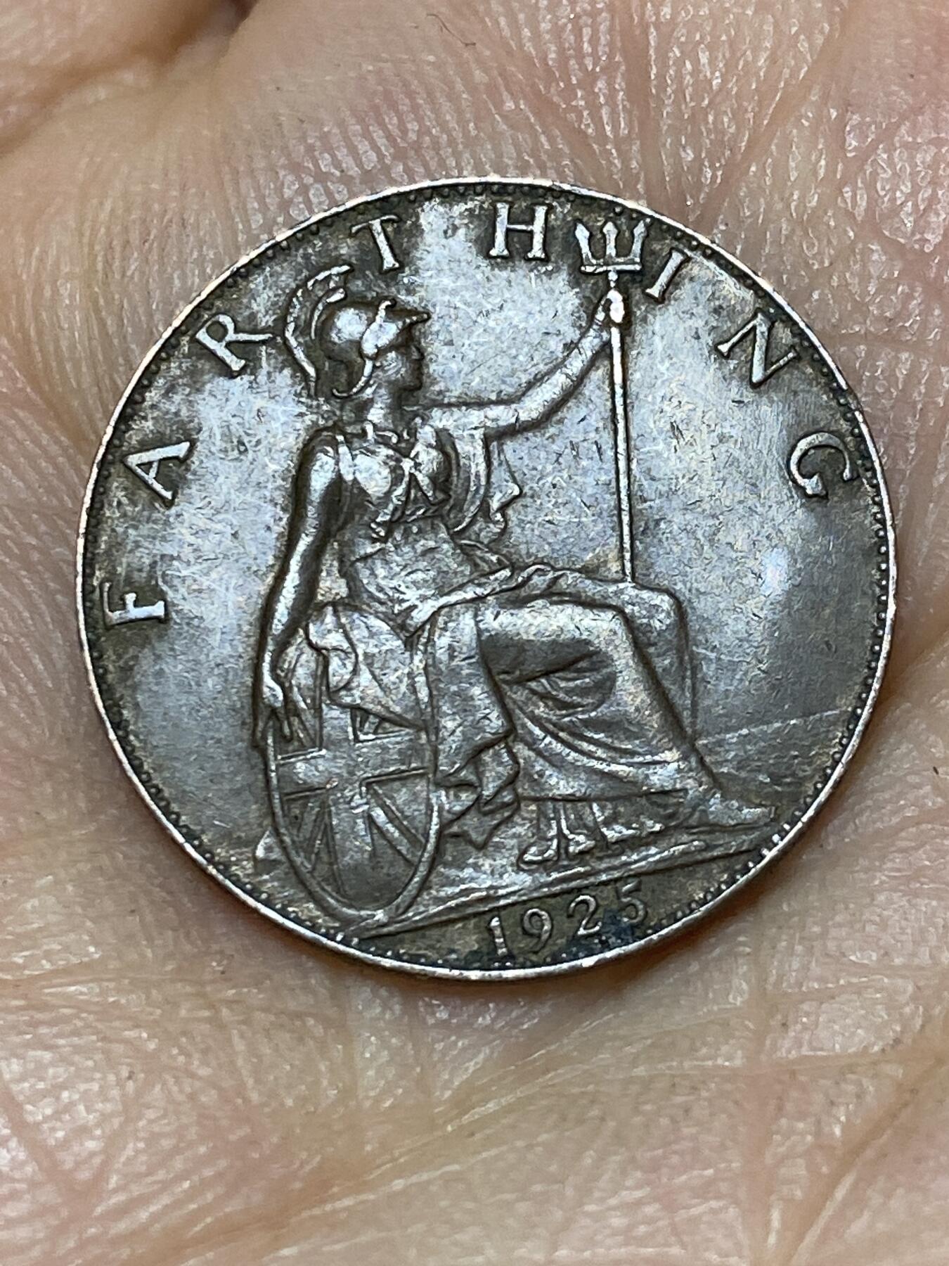 2026年第八场(总第一百七十七场）外国好品散币场(免佣金) 英国🇬🇧1925年1法新(乔治五世第二版，关门年)