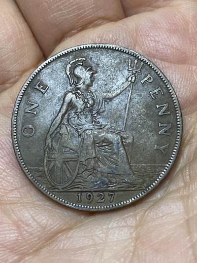 2026年第八场(总第一百七十七场）外国好品散币场(免佣金) - 英国🇬🇧1927年1便士(乔治五世第二版，关门年仅发行2年)