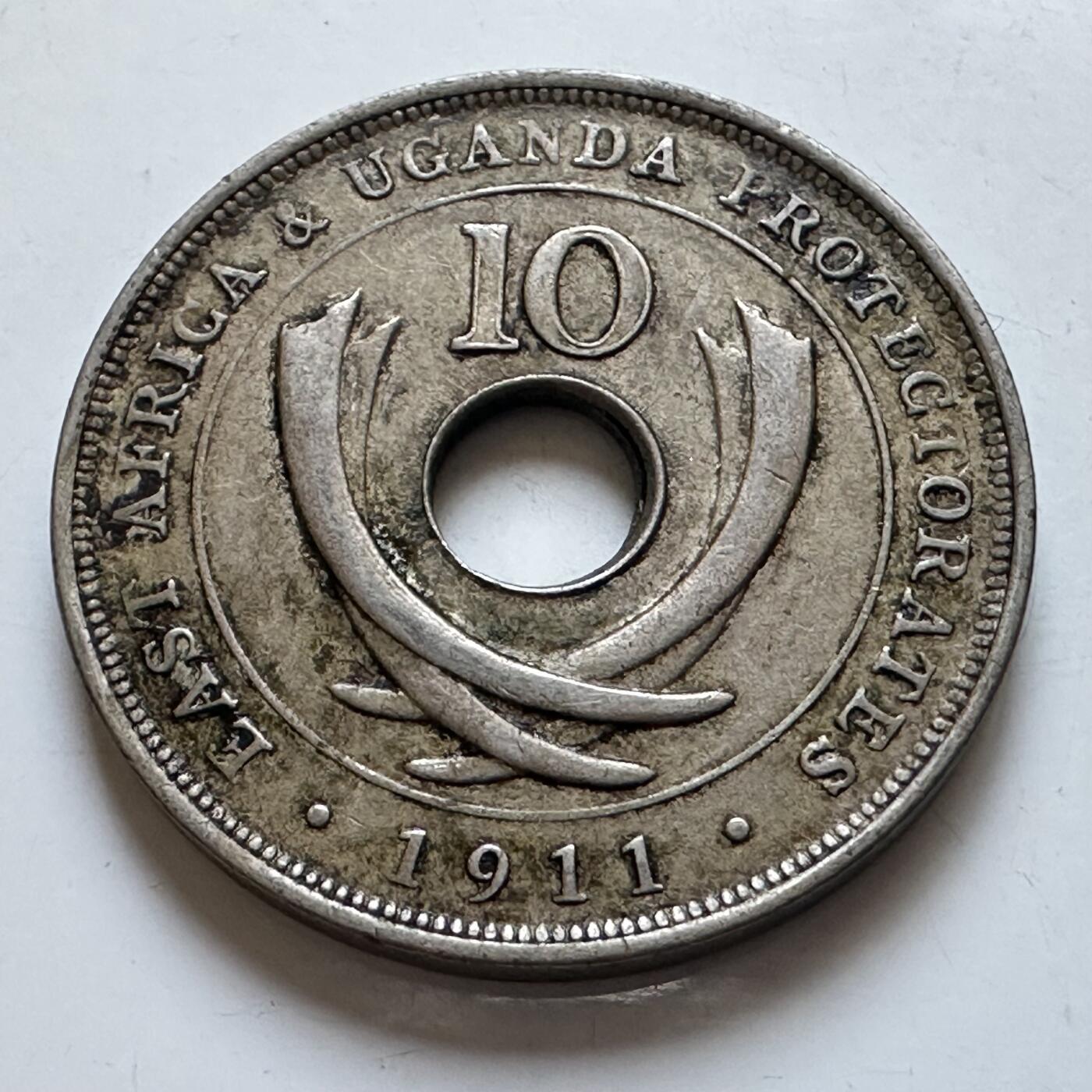 🌹外币初藏🌹🐯2026年第8场  每周二四六晚8️⃣点 接代拍 英属东非和乌干达保护地1911年10分