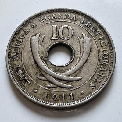 🌹外币初藏🌹🐯2026年第8场  每周二四六晚8️⃣点 接代拍 - 英属东非和乌干达保护地1911年10分