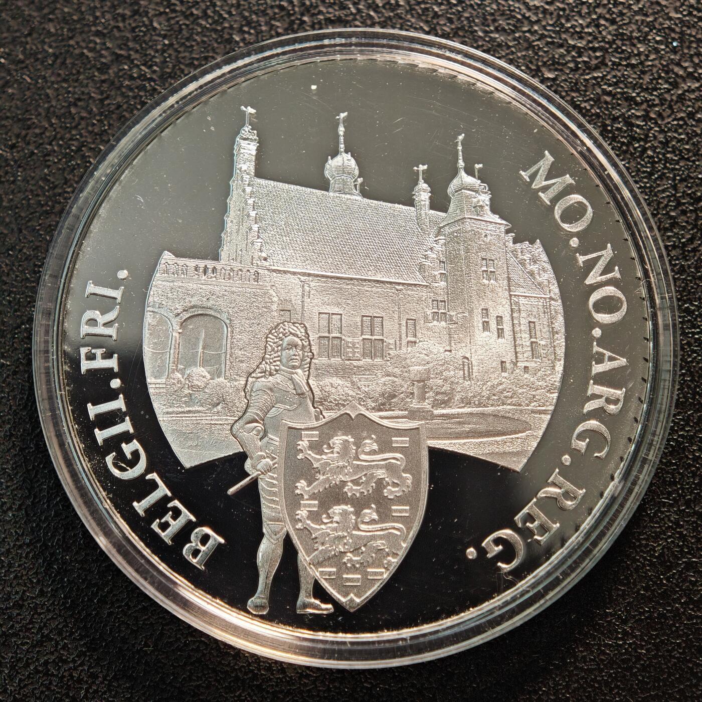 【德藏】世界币章拍卖第162期（拍品征集中~欢迎藏友联系） 2023年 荷兰波普塔宫城堡1杜克特精制纪念银币 直径约：40mm；重约：28.25g 873银 原盒 原证书