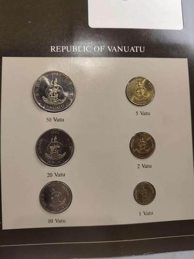 G&W世界散币，银币处理专场（第43场） - 富兰克林-瓦努阿图6枚套