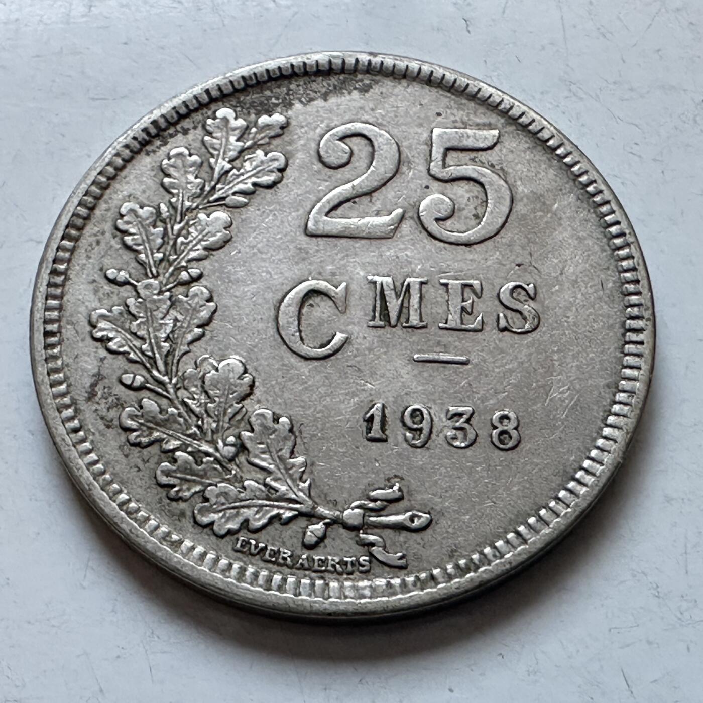 🌹外币初藏🌹🐯2026年第8场  每周二四六晚8️⃣点 接代拍 卢森堡1938年25分