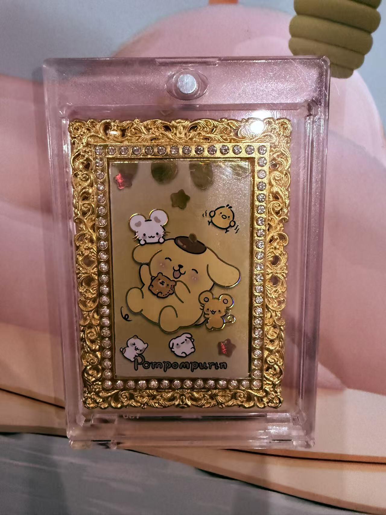 寸草不生拍卖第十八期  萌卡三丽鸥 珐琅 金属卡 十分精美