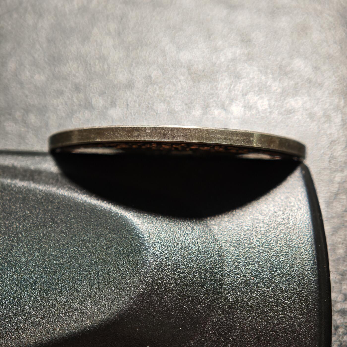 【德藏】世界币章拍卖第162期（拍品征集中~欢迎藏友联系） 1971年 日本裕仁天皇与和皇后凉子访问西德纪念银章 直径约：34.1mm；重约：14.8g；999银