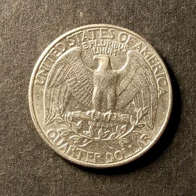 逸泉钱币2026A世界散币纸币纪念币专场A第一场 - 362 美国华盛顿老鹰25美分