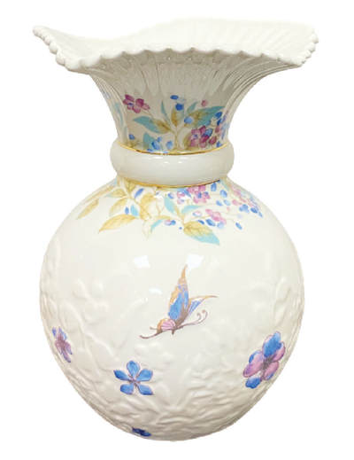 上海拍卖行2025年秋季古董珍玩拍卖会 - ANNA PHOEBE(安娜)缤纷蝶舞系列花瓶(H:20cm,全新,原装盒)