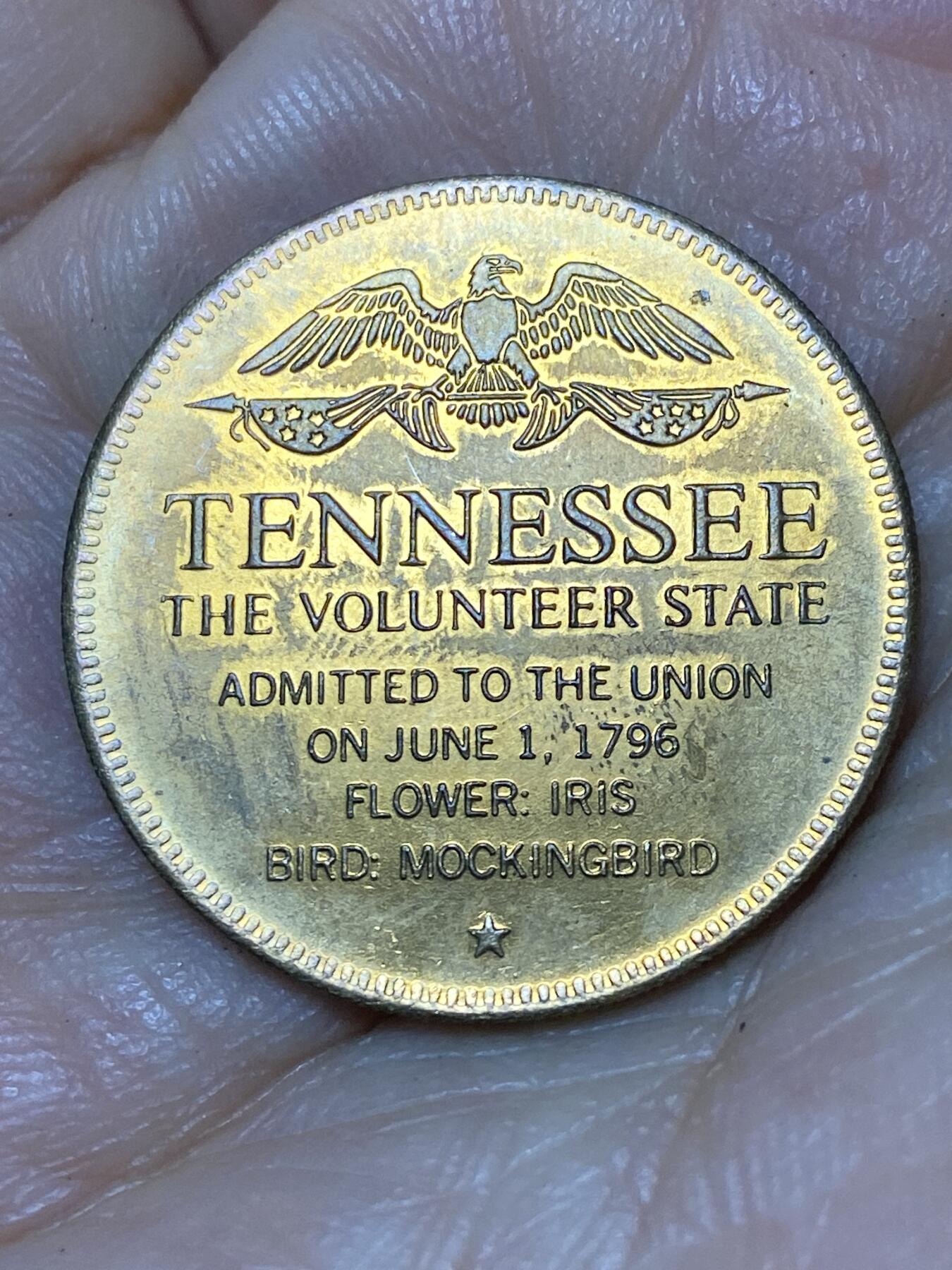 2026年第八场(总第一百七十七场）外国好品散币场(免佣金) 美国🇺🇸田纳西州纪念章