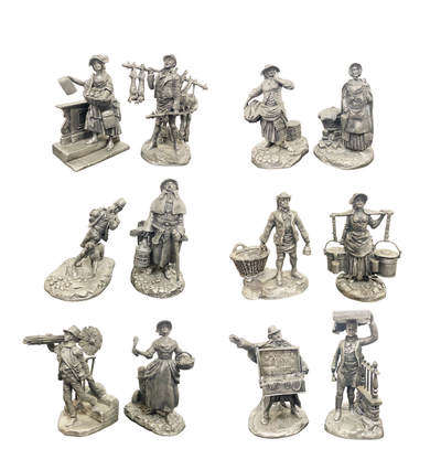 上海拍卖行2025年秋季古董珍玩拍卖会 - 英国锡兵作品《The Gries of London》(伦敦的呐喊)(附带说明书,原价70美元/件)