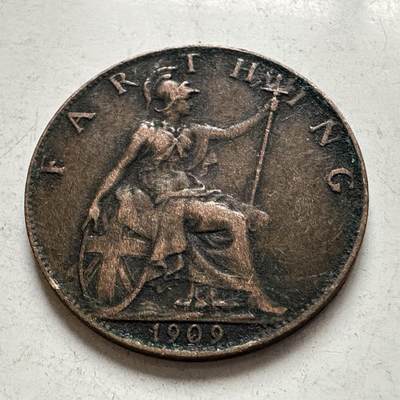 🌹外币初藏🌹🐯2026年第8场  每周二四六晚8️⃣点 接代拍 - 英国1909年一法新 a