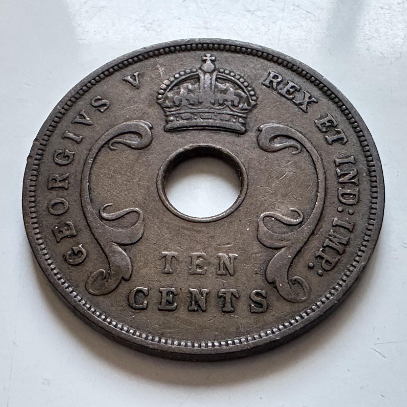 🌹外币初藏🌹🐯2026年第8场  每周二四六晚8️⃣点 接代拍 英属东非1928年10分 a