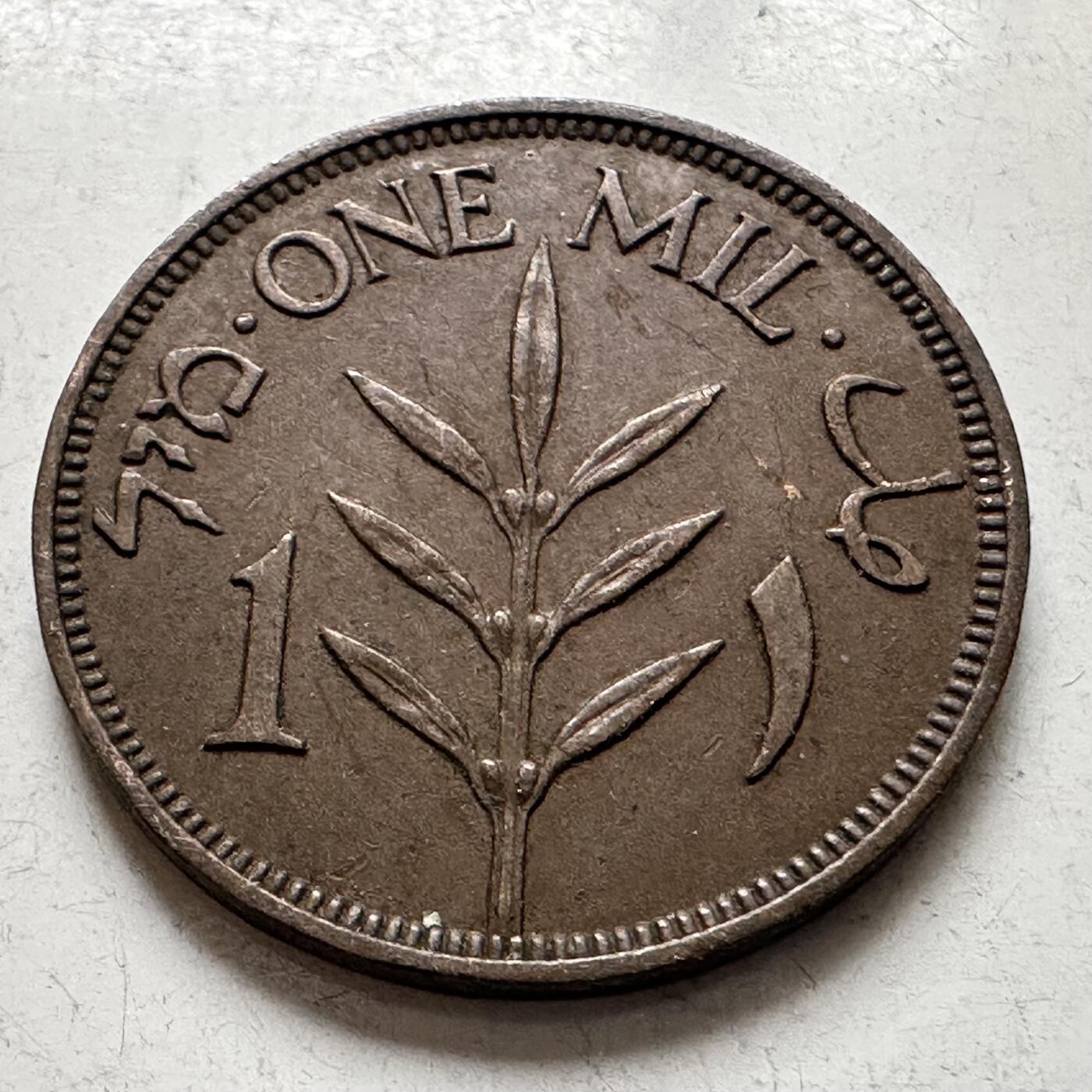 🌹外币初藏🌹🐯2026年第8场  每周二四六晚8️⃣点 接代拍 巴勒斯坦1939年一米尔