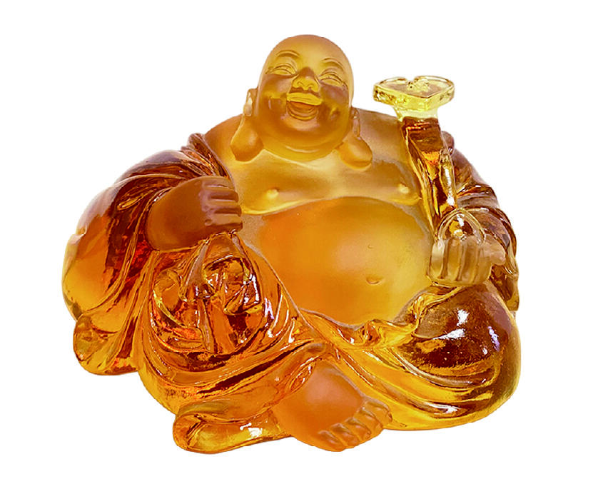 上海拍卖行2025年秋季古董珍玩拍卖会 琉璃作品《弥勒佛》