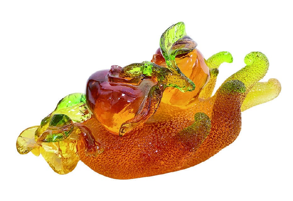 上海拍卖行2025年秋季古董珍玩拍卖会 琉璃作品《佛手》