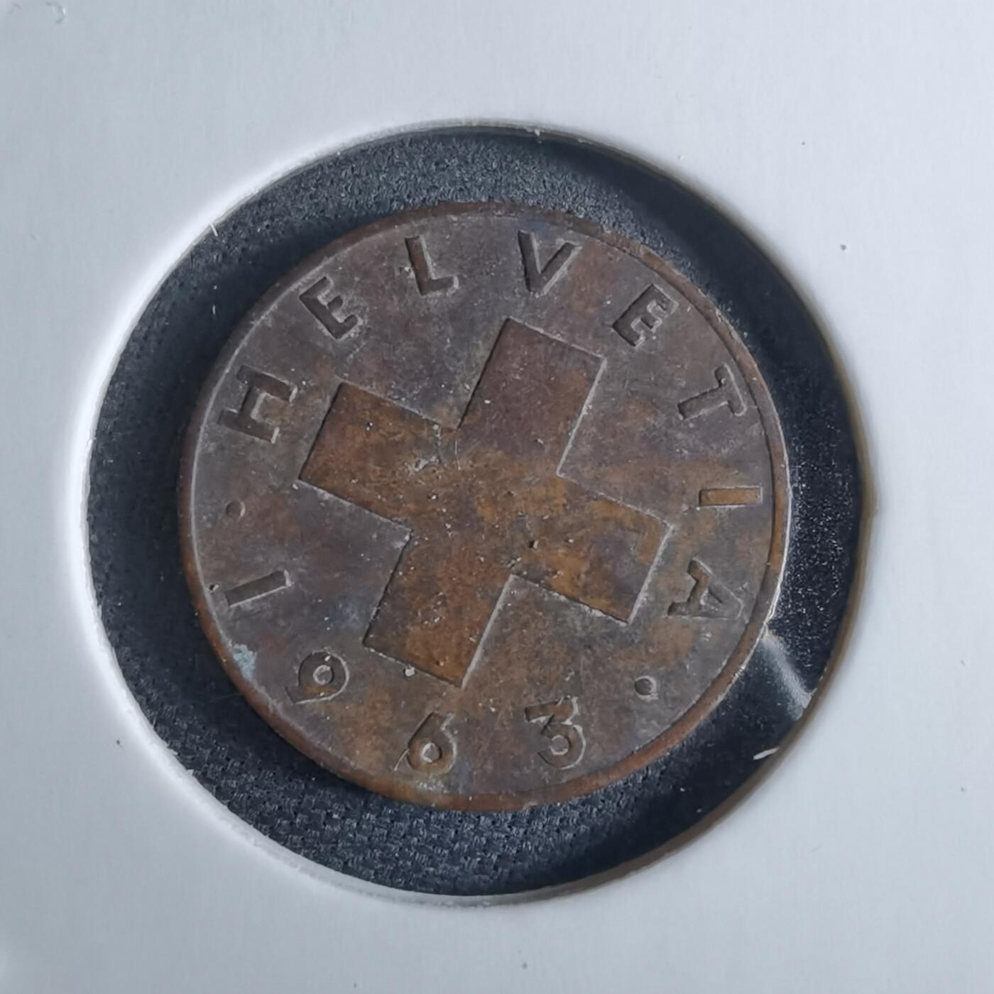 沼泽如烟--第962场 瑞士1963年一分