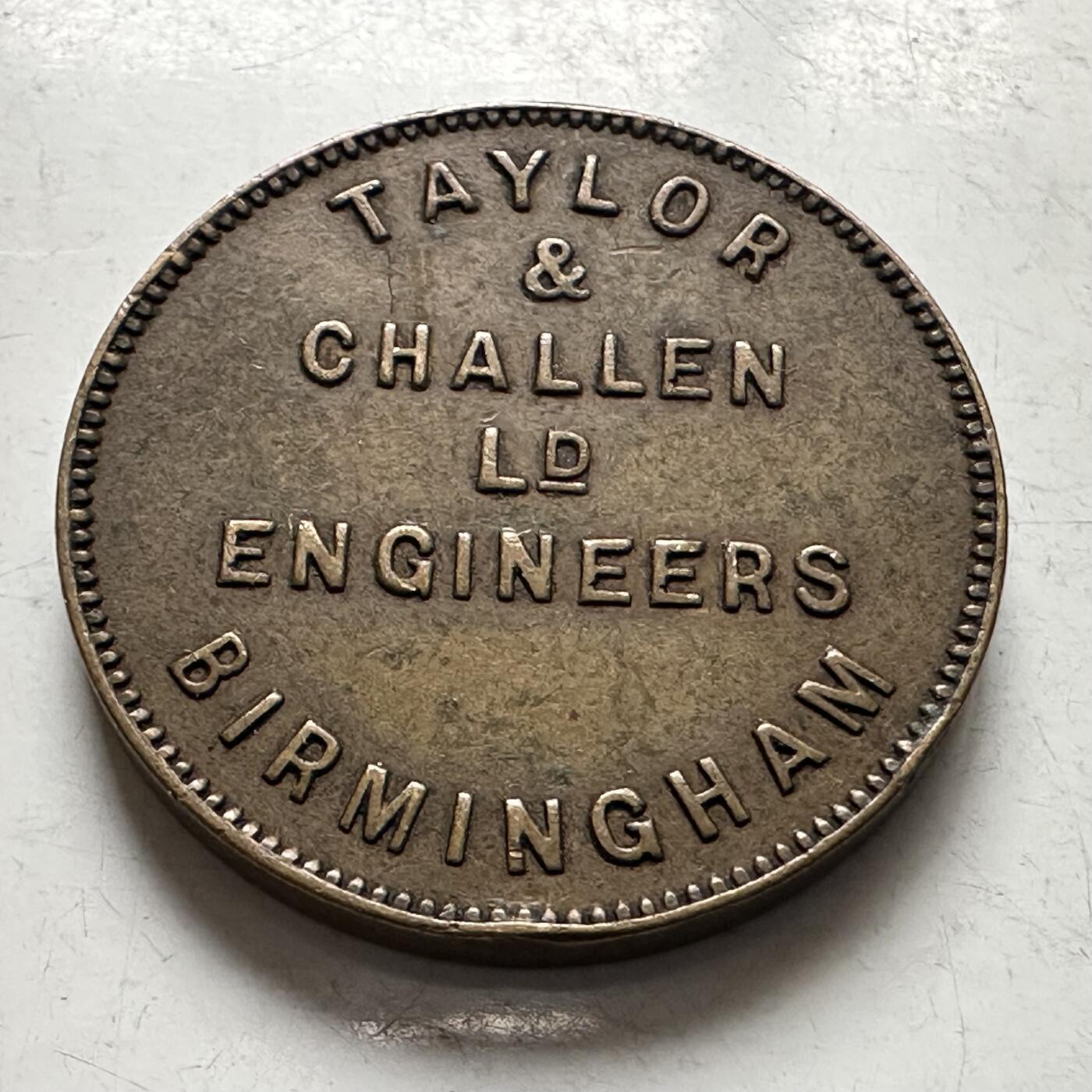 🌹外币初藏🌹🐯2026年第8场  每周二四六晚8️⃣点 接代拍 英国伯明翰造币厂广告纪念章 名誉品