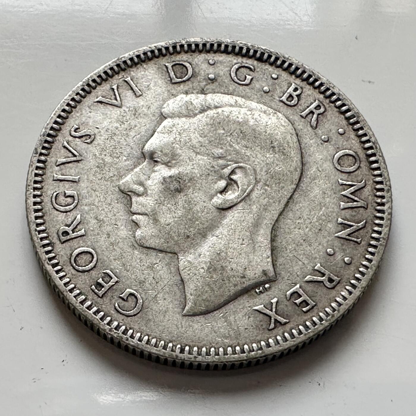 🌹外币初藏🌹🐯2026年第8场  每周二四六晚8️⃣点 接代拍 英国1938年1先令银币 5.65克50%银