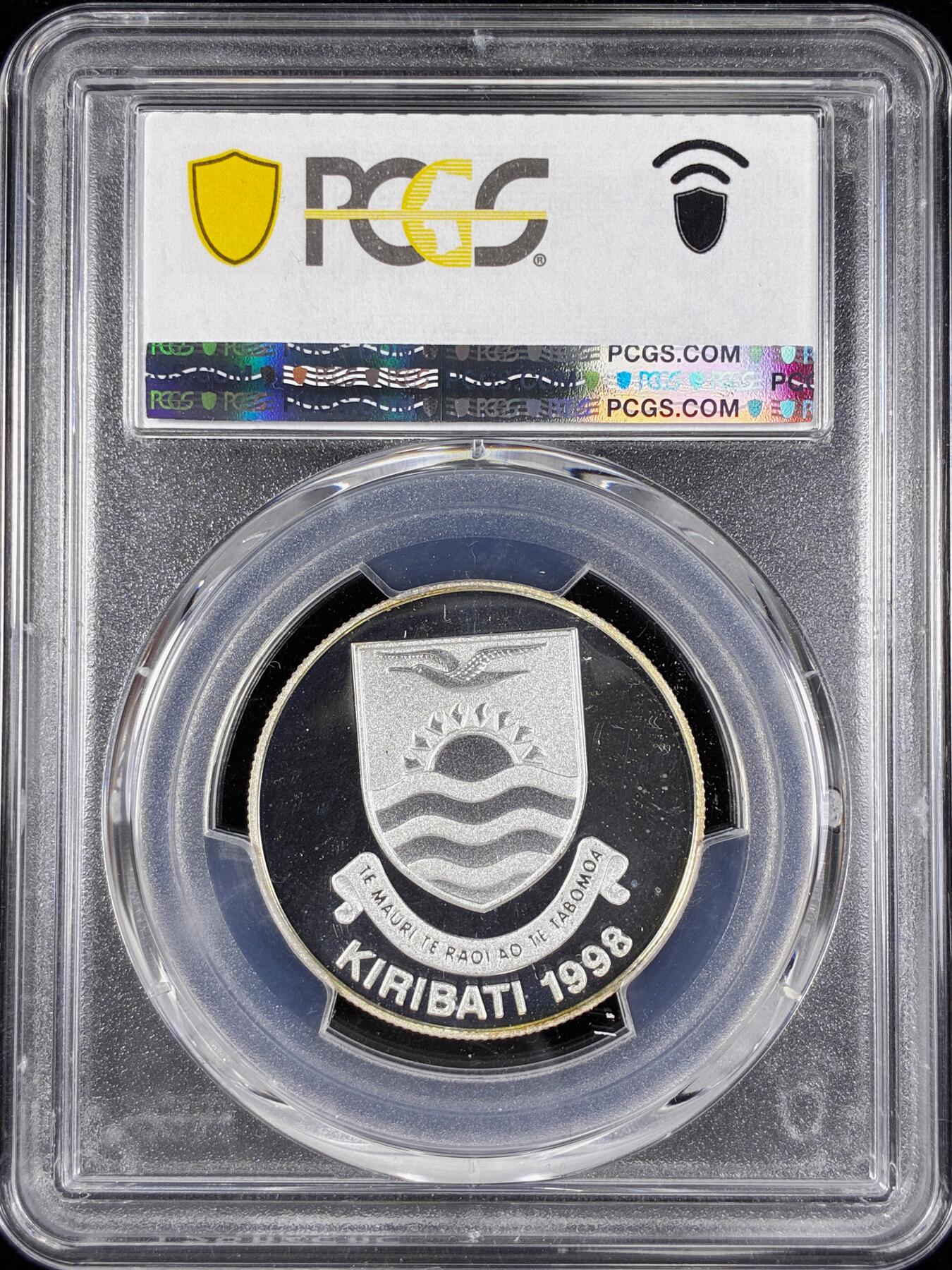 【雨安】【直播拍卖】【第0124期-评级币章】2026-01-17 周六 19:30 [评级现代] Kiribati 吉布提 2元 1998年 泰坦尼克号 PCGS-PR69DCAM 精制币