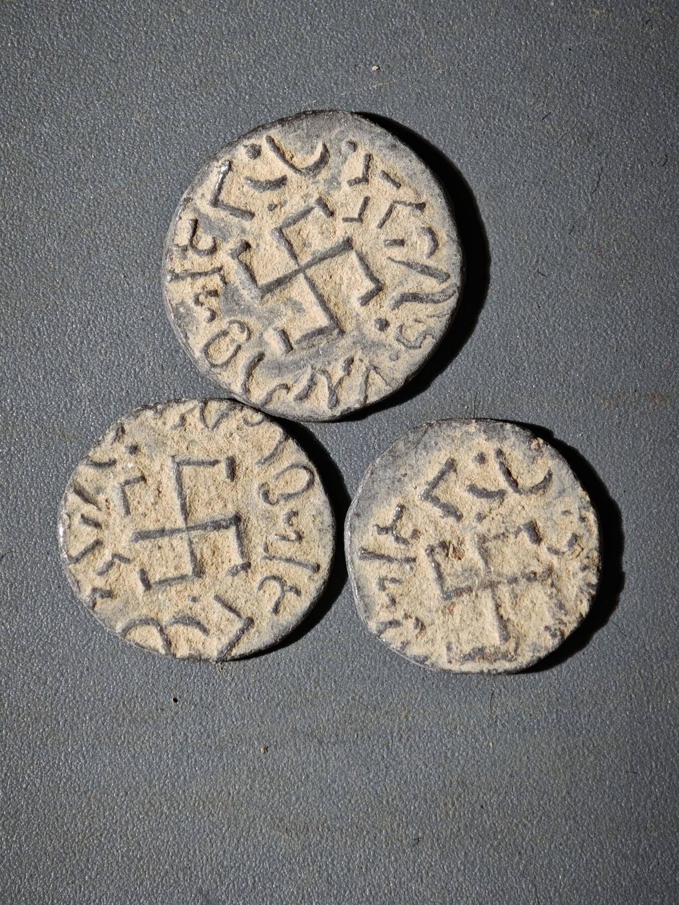 107期新疆红钱粟特钱币丝路钱币专场 A9铅制丝路币