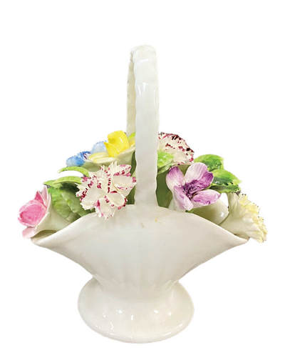 上海拍卖行2025年秋季古董珍玩拍卖会 - 英国Royal Doulon立体花卉桌面装饰花篮