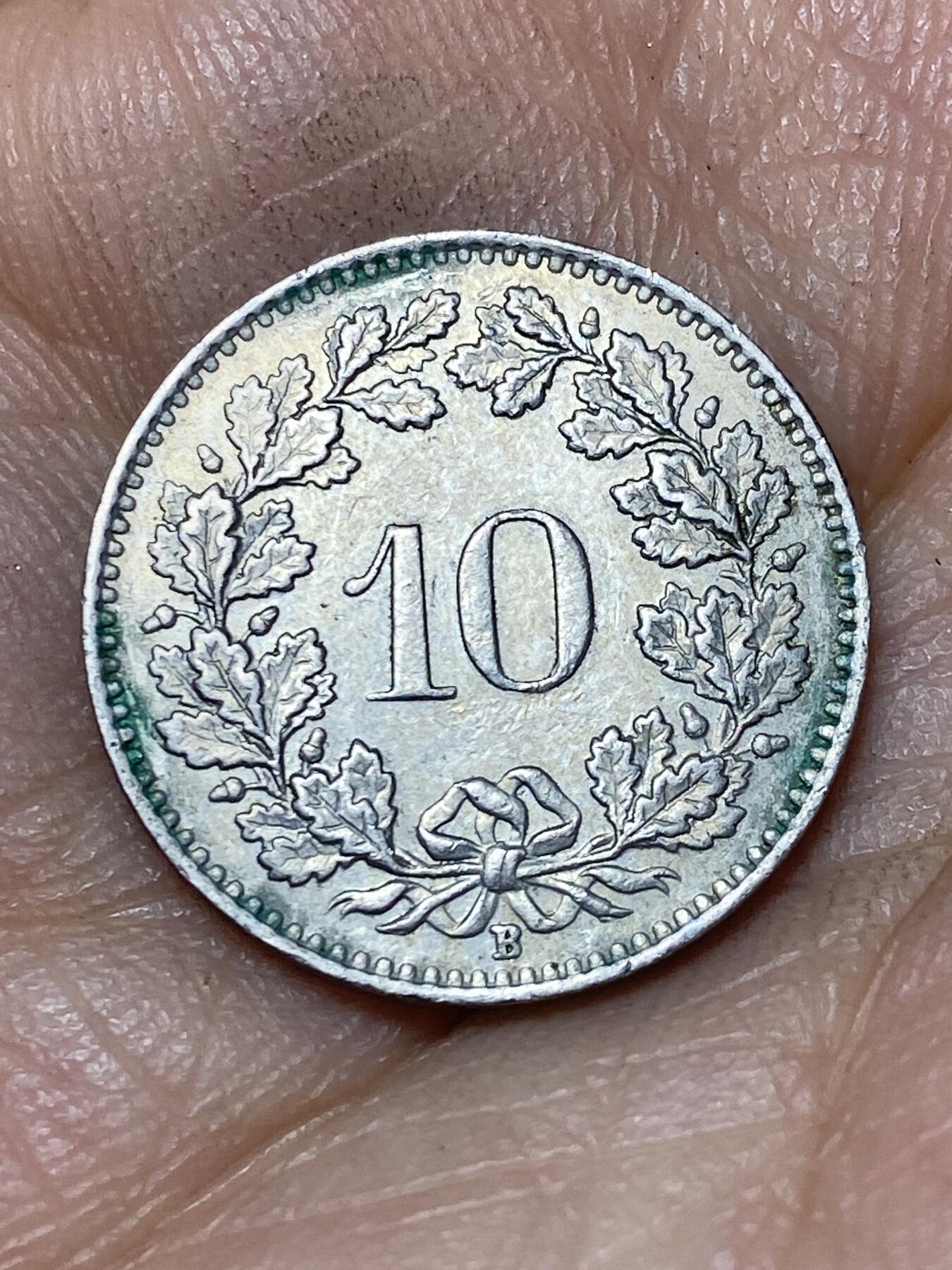 2026年第八场(总第一百七十七场）外国好品散币场(免佣金) 瑞士🇨🇭1985年10拉彭(第二版，无标版)