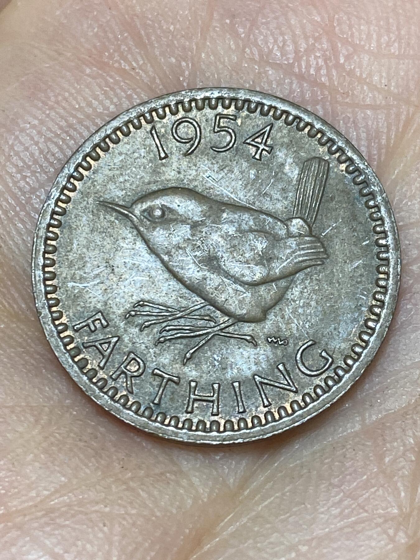 2026年第八场(总第一百七十七场）外国好品散币场(免佣金) 英国🇬🇧1954年1法新(伊丽莎白二世青年桂冠第二版，首发年仅发行3年)