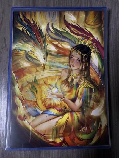 阳大大卡牌拍卖第94期（持续收拍品，周六晚上九点截拍，进群福利早知道） - 【A4亲签卡】卡卡有趣 林川 凤凰在天