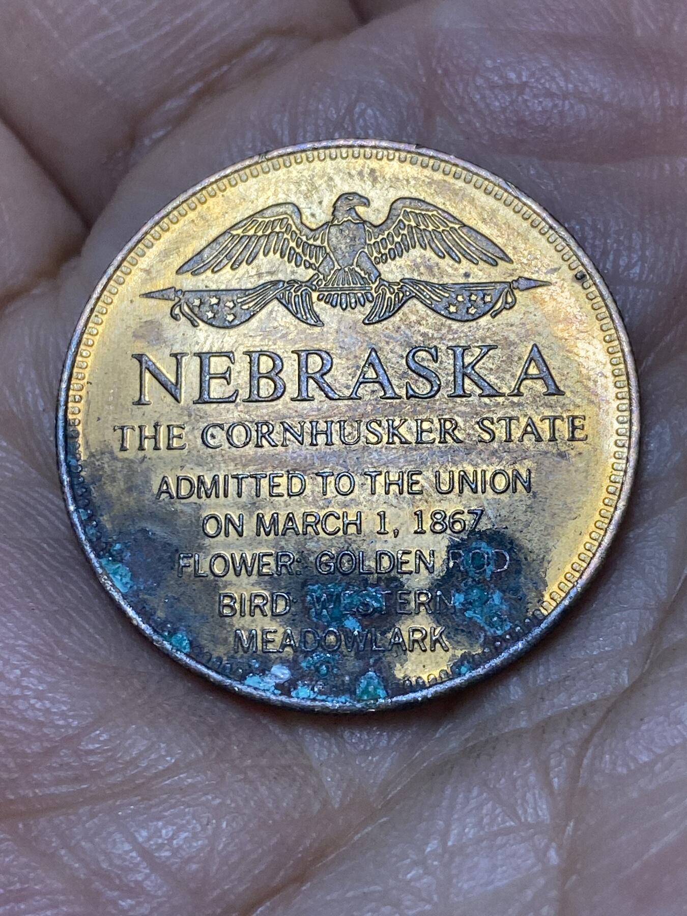 2026年第八场(总第一百七十七场）外国好品散币场(免佣金) 美国🇺🇸内布拉斯加州纪念章