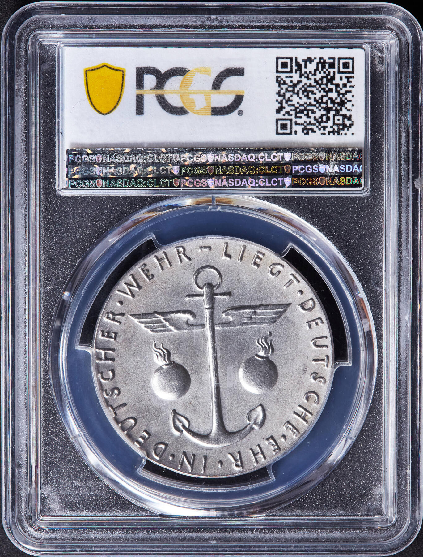 【俄甄集藏】“万象更新、马呈祥瑞”迎新春俄甄精品场-2026年(047)01-21 星期三 晚 19:30 全场包邮 德国第三帝国1935年义务兵役制纪念银章，PCGS MS63，少见品种，磨砂底板，卡尔哥茨名作