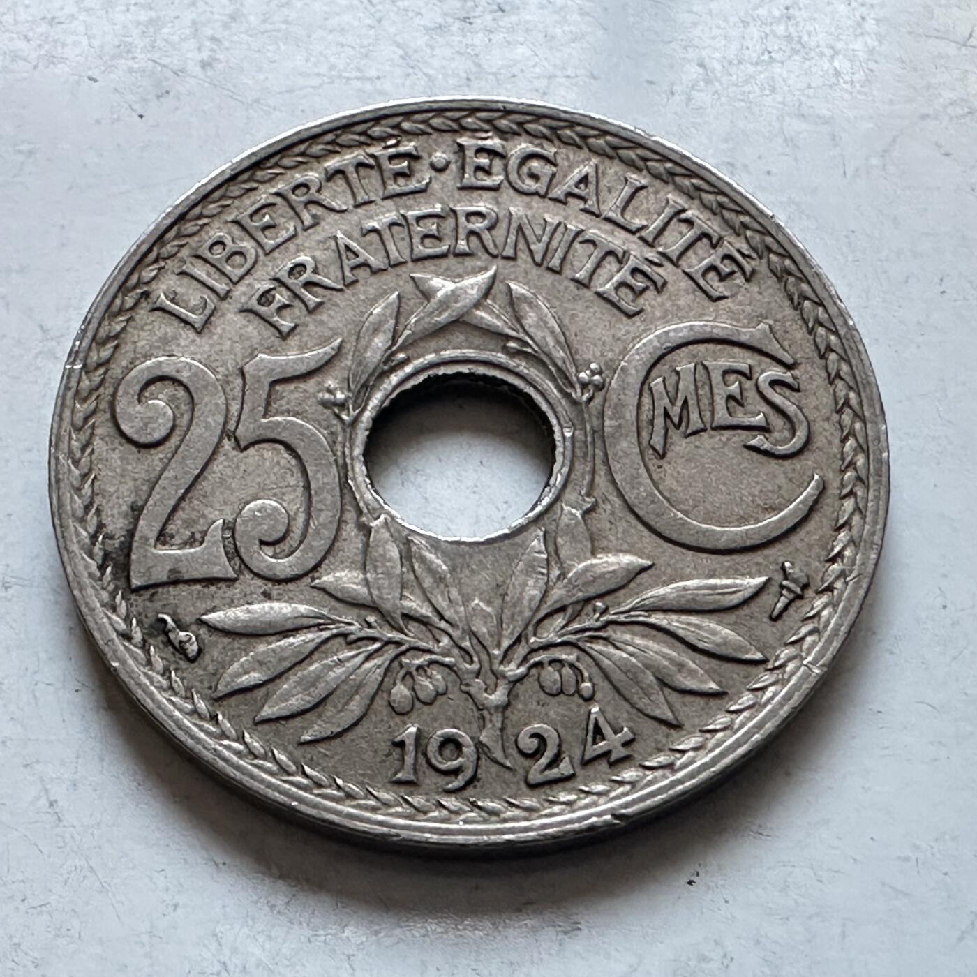 🌹外币初藏🌹🐯2026年第8场  每周二四六晚8️⃣点 接代拍 法国1924年25分