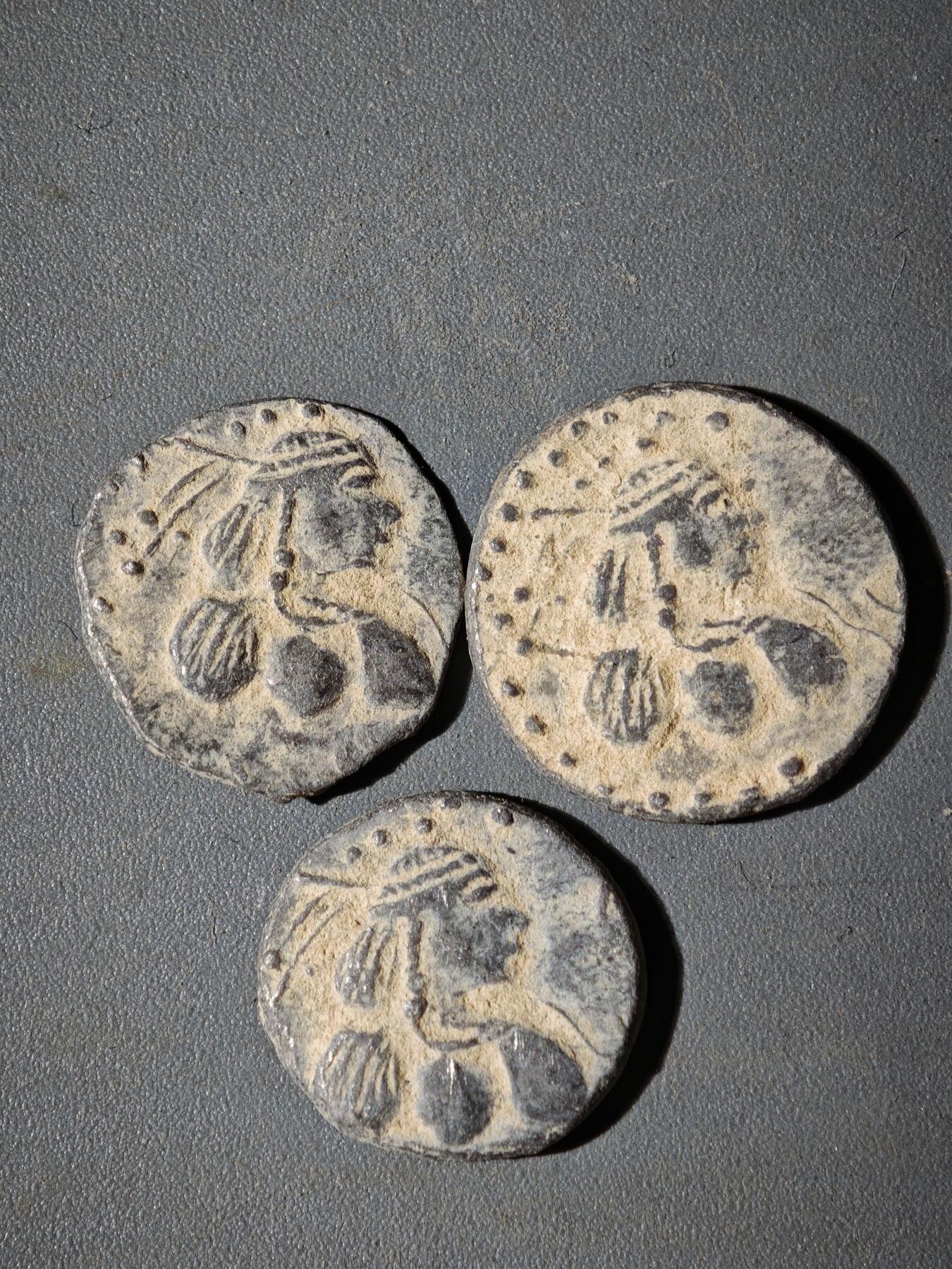 107期新疆红钱粟特钱币丝路钱币专场 A10铅制丝路币