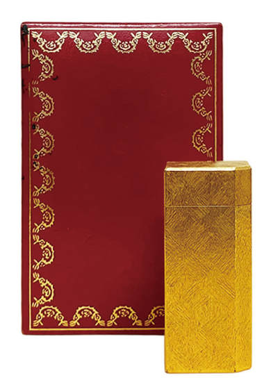 上海拍卖行2025年秋季古董珍玩拍卖会 - Cartier经典款打火机(镀金,原装盒)