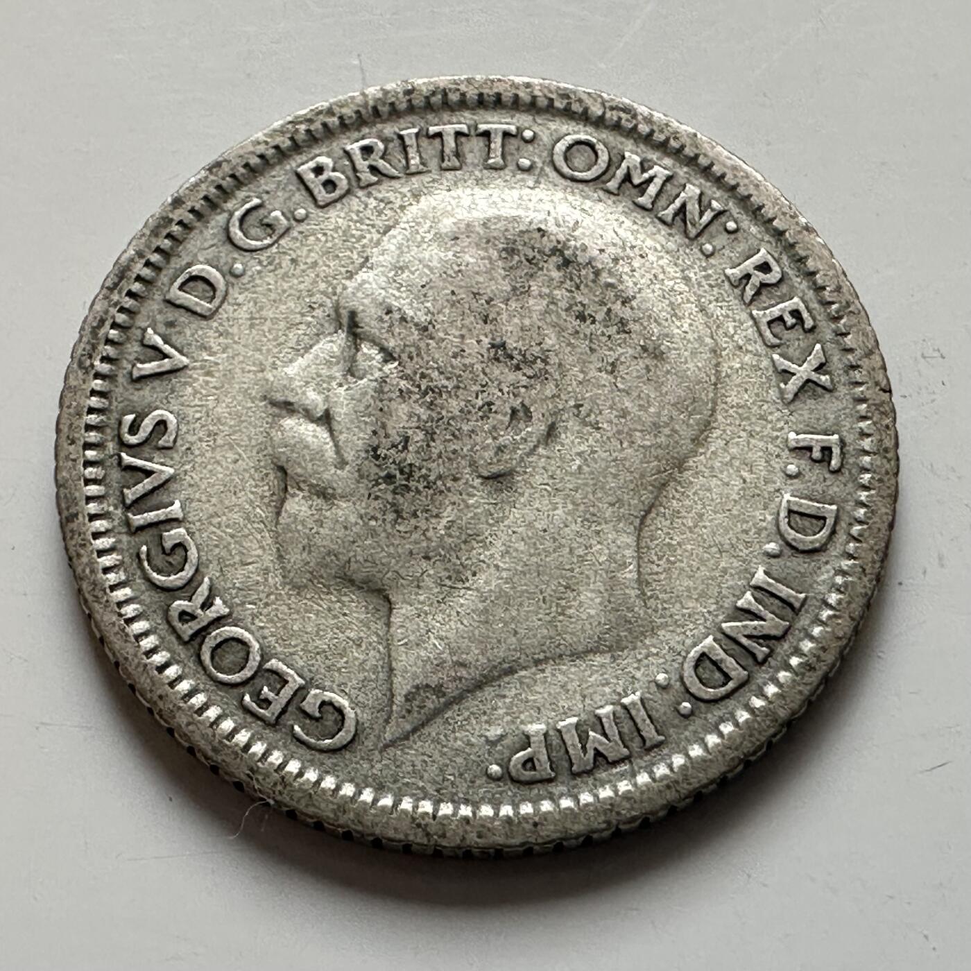 🌹外币初藏🌹🐯2026年第8场  每周二四六晚8️⃣点 接代拍 英国1929年6便士银币 2.8克50%银