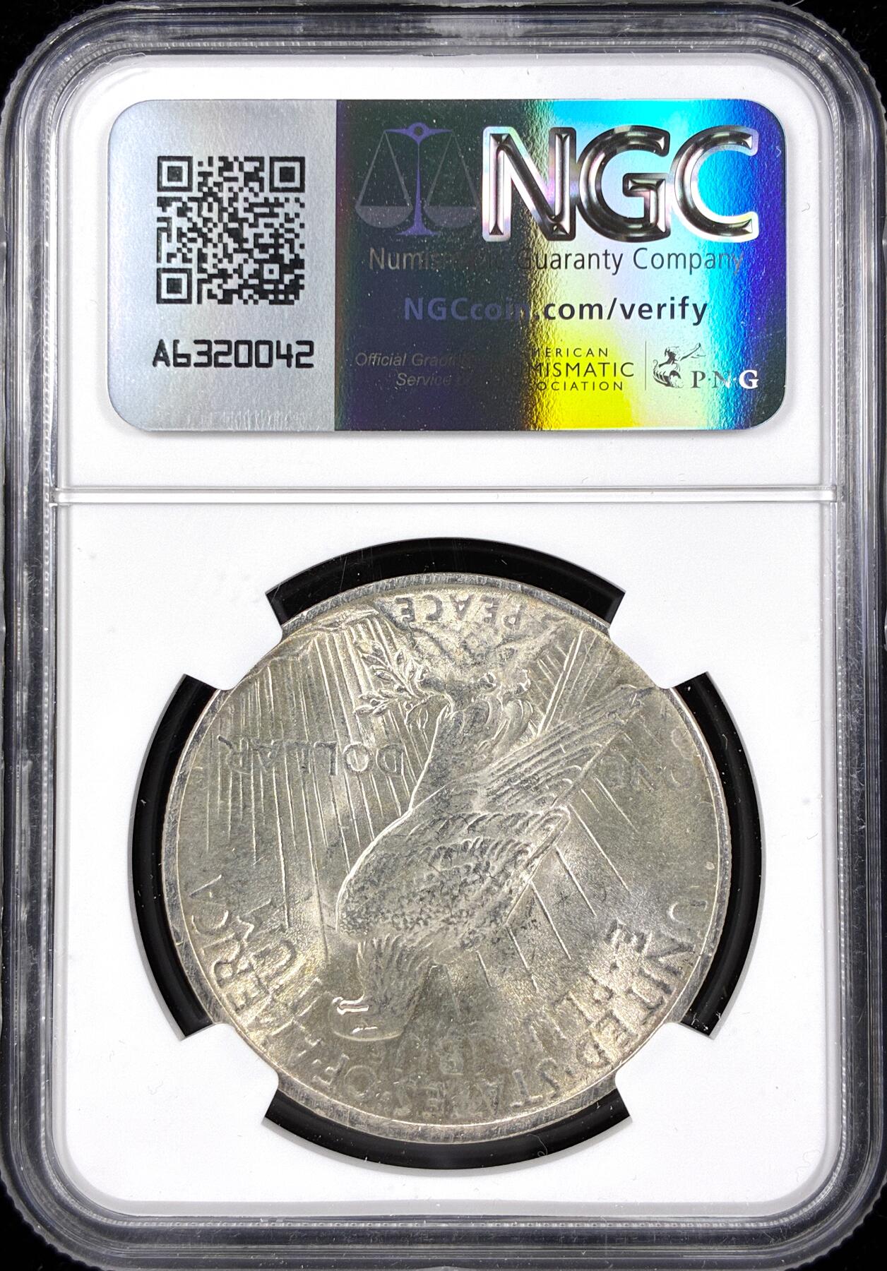 【雨安】【直播拍卖】【第0124期-评级币章】2026-01-17 周六 19:30 [评级美洲] USA 美国 1美元 (1921-1935) 和平鸽 1923年  NGC-MS63