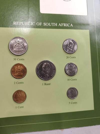 G&W世界散币，银币处理专场（第43场） - 富兰克林-南非7枚套