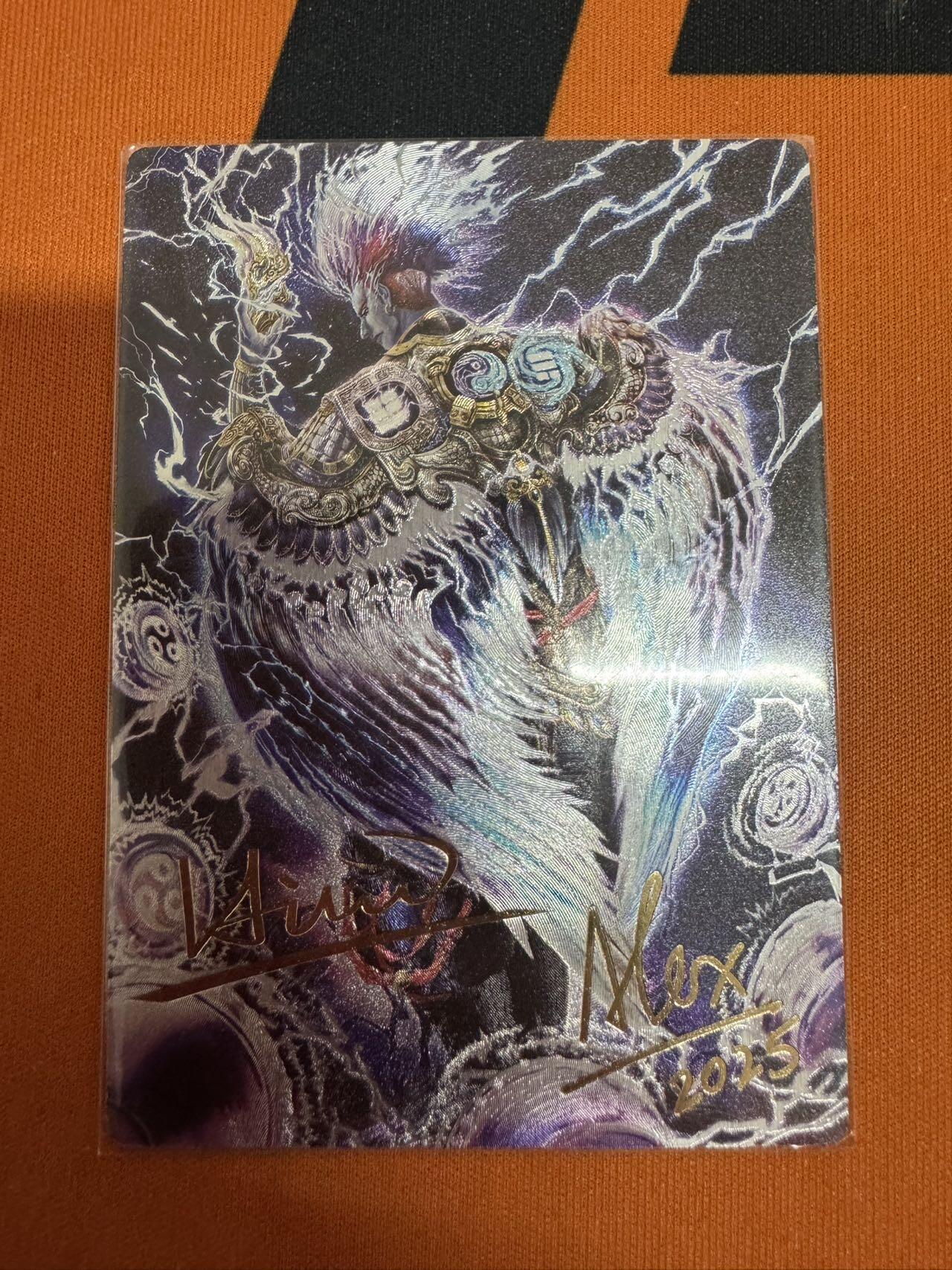 月落卡牌大清仓第4期 卡玩帕克  封神天下   神雷震子   璇哥画师双印签特卡