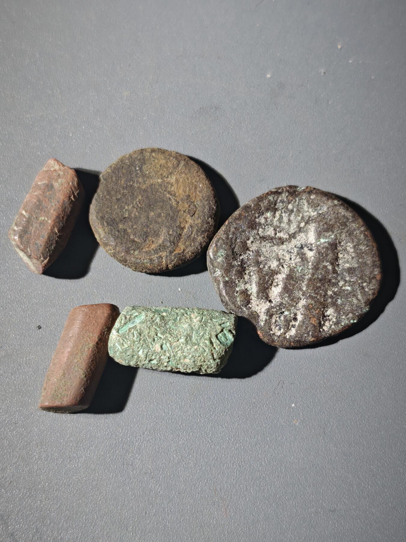 107期新疆红钱粟特钱币丝路钱币专场 B15丝路铜币一组