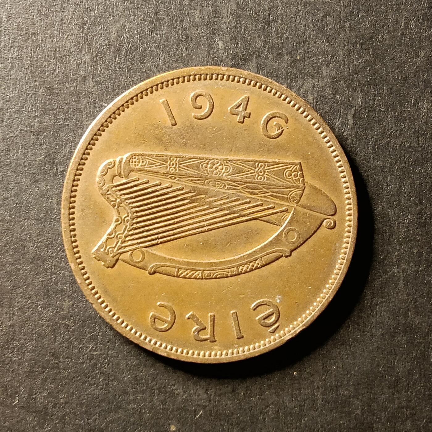 逸泉钱币2026A第世界钱币纪念币专场A第三场A401-701 442 爱尔兰母鸡一便士铜币