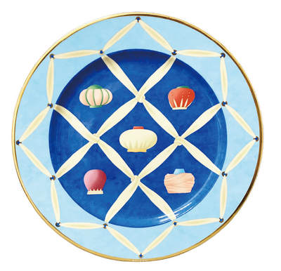 上海拍卖行2025年秋季古董珍玩拍卖会 - BVLGARI & ROSENTHAL设计师定制赏盘(直径:30.7cm,0300/3000,全新,原装盒)