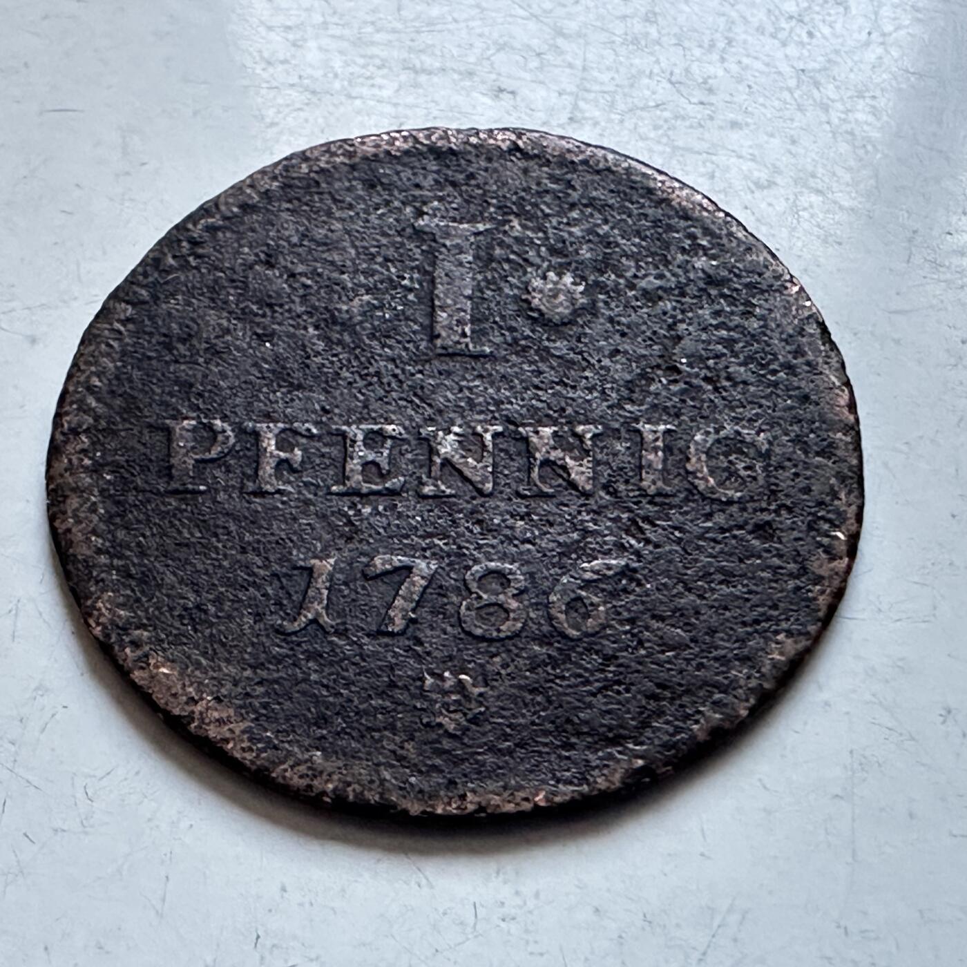 🌹外币初藏🌹🐯2026年第8场  每周二四六晚8️⃣点 接代拍 德国普鲁士1786年一芬尼